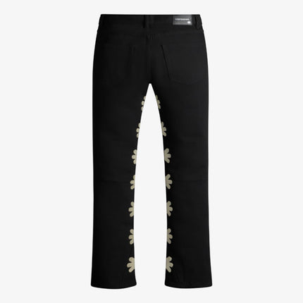 LOSTSHDWS 'DRKSHDWS Sun Logo' Denim Jean Pant Black / Bone - SOLE SERIOUSS (2)