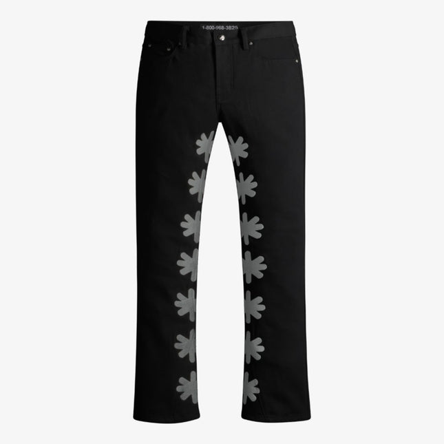 LOSTSHDWS 'DRKSHDWS Sun Logo' Denim Jean Pant Black / Grey - SOLE SERIOUSS (1)