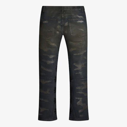 LOSTSHDWS 'DSTRY Sun Logo' Waxed Denim Jean Pant Mud - SOLE SERIOUSS (2)