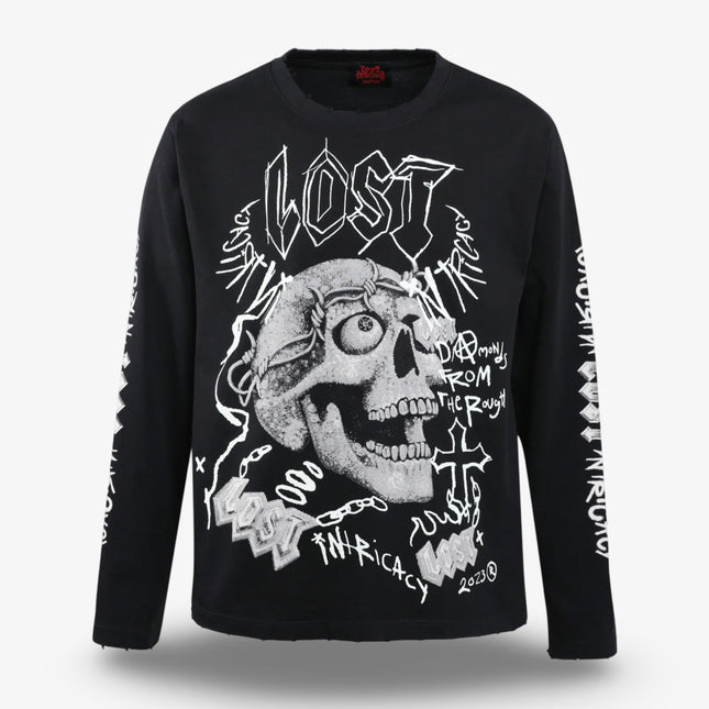 Lost Intricacy 'Diamonds From The Rough' L/S T-Shirt Black - SOLE SERIOUSS (1)