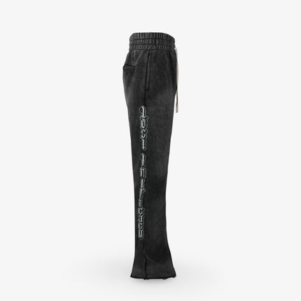 Lost Intricacy French Terry Flare Pants Black - SOLE SERIOUSS (2)