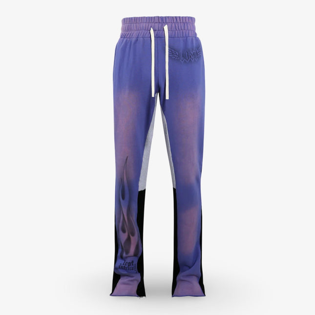 Lost Intricacy French Terry Flare Pants Lavender - SOLE SERIOUSS (1)