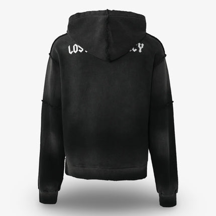 Lost Intricacy French Terry Rhinestone Zip Up Hoodie Washed Black - SOLE SERIOUSS (2)