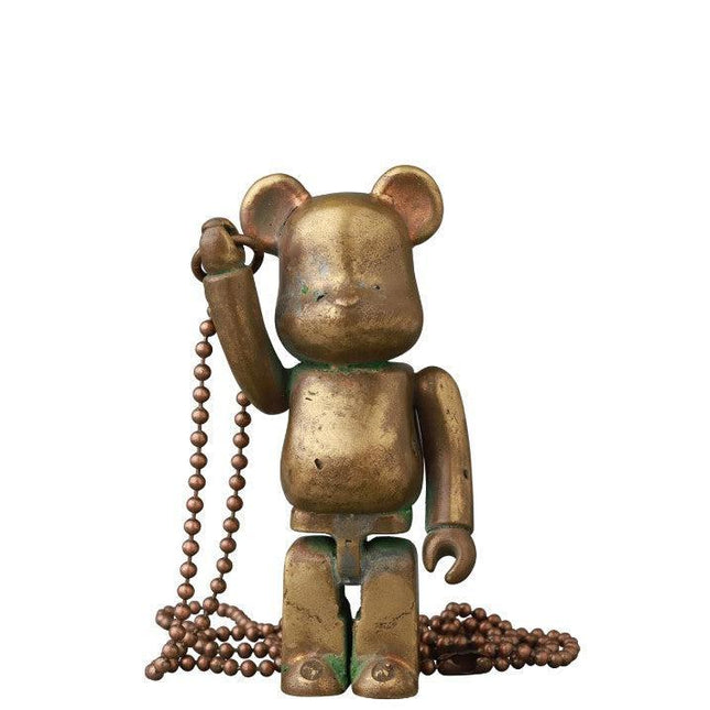Medicom Toy 'Masu Necklace' Bearbrick 100% Figure Bronze - SOLE SERIOUSS (1)