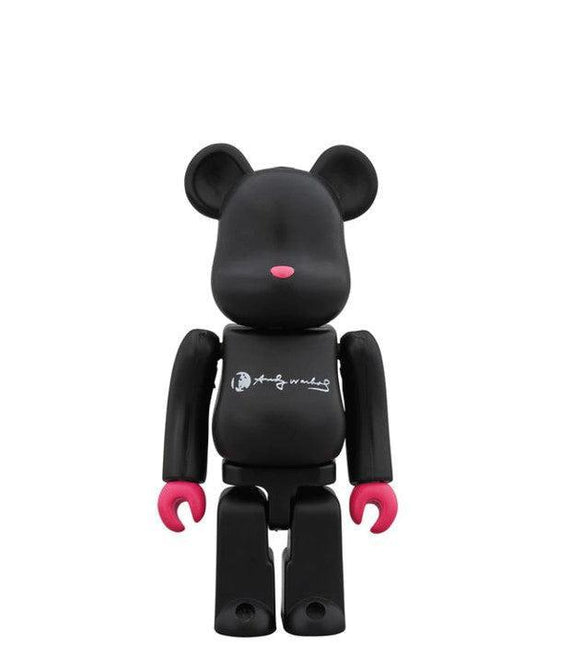 Medicom Toy x Andy Warhol DesignerCon Exclusive Bearbrick 100% Figure Black / Pink - SOLE SERIOUSS (1)