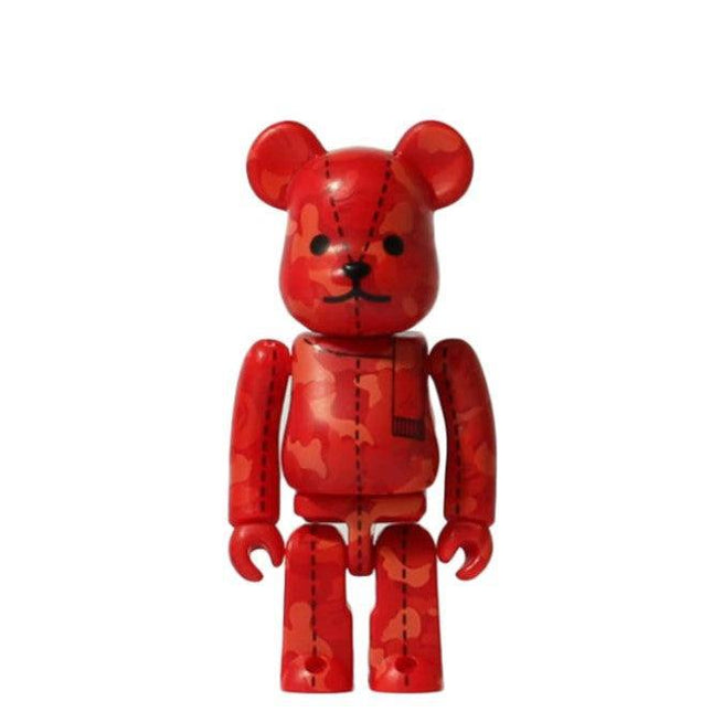 Medicom Toy x BAPE A Bathing Ape '28th Anniversary Camo #3' Bearbrick 100% Figure Red - SOLE SERIOUSS (1)