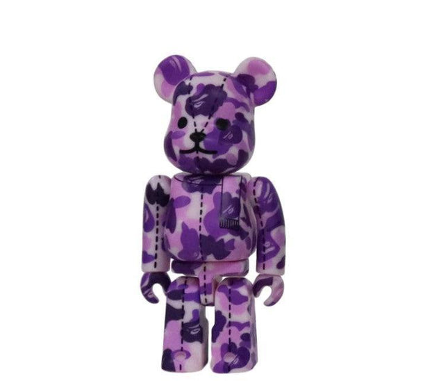 Medicom Toy x BAPE A Bathing Ape '28th Anniversary Camo #4' Bearbrick 100% Figure Purple - SOLE SERIOUSS (1)