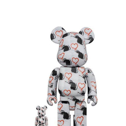 Medicom Toy x Banksy 'Love Rat' Bearbrick 100% & 400% Figures (Set of 2) - SOLE SERIOUSS (1)
