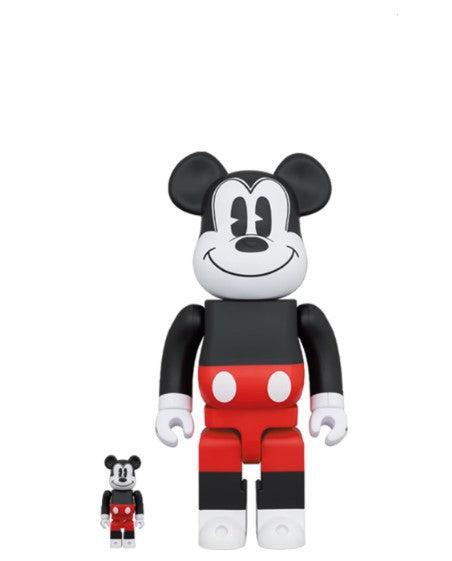 Medicom Toy x Disney 'Mickey Mouse ' Bearbrick 100% & 400% Figures (Set of 2) - SOLE SERIOUSS (1)
