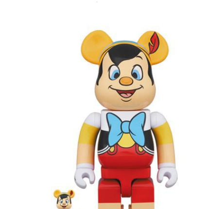 Medicom Toy x Disney 'Pinocchio' Bearbrick 100% & 400% Figures (Set of 2) - SOLE SERIOUSS (1)