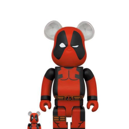 Medicom Toy x Disney x Marvel 'Deadpool' Bearbrick 100% & 400% Figures (Set of 2) - SOLE SERIOUSS (1)
