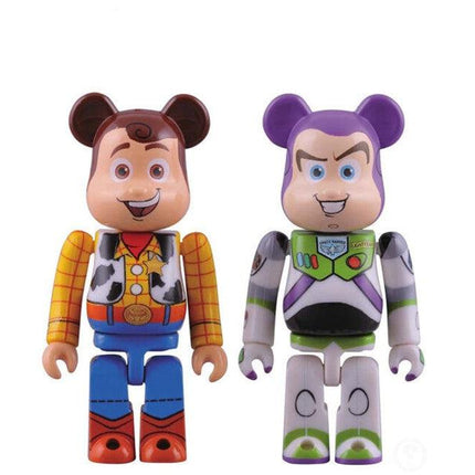 Medicom Toy x Disney x Toy Story 'Woody & Buzz Lightyear' Bearbrick 100% Figures (Set of 2) - SOLE SERIOUSS (1)