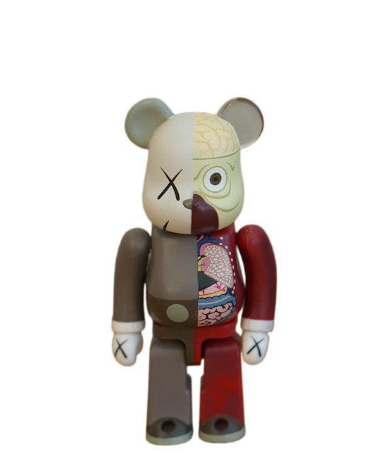 Medicom Toy x KAWS 'Dissected' Bearbrick 100% Figure Brown - SOLE SERIOUSS (1)