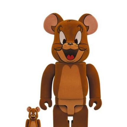 Medicom Toy x Warner Bros. x Tom & Jerry 'Jerry Flocky' Bearbrick 100% & 400% Figures (Set of 2) - SOLE SERIOUSS (1)