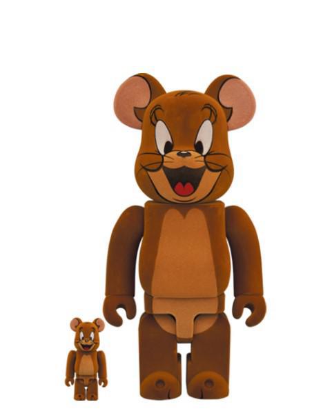 Medicom Toy x Warner Bros. x Tom & Jerry 'Jerry Flocky' Bearbrick 100% & 400% Figures (Set of 2) - SOLE SERIOUSS (1)