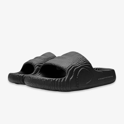 (Men's) Adidas Adilette 22 Slides 'Carbon' (2022) GX6949 - SOLE SERIOUSS (2)