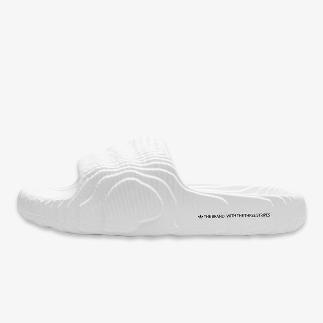 (Men's) Adidas Uomo Adilette 22 Slides 'Crystal White' (2022) HQ4672 - Atelier-lumieres Cheap Sneakers Sales Online (1)