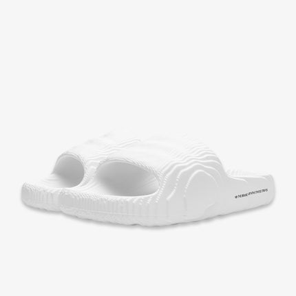 (Men's) Adidas Adilette 22 Slides 'Crystal White' (2022) HQ4672 - SOLE SERIOUSS (2)