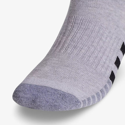 (Men's) Adidas Cushioned 3.0 Crew Socks Cool Light Heather / Grey (3 Pack) - SOLE SERIOUSS (4)
