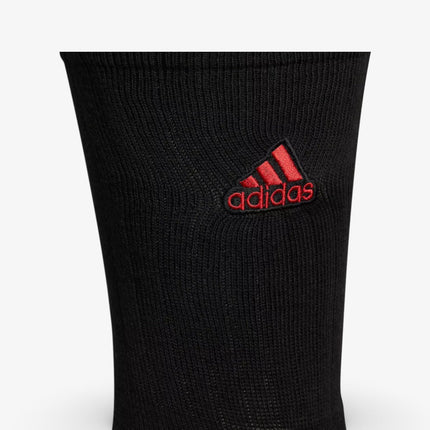 (Men's) Adidas Cushioned Classic Crew Socks Black / White (3 Pack) - SOLE SERIOUSS (2)
