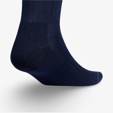 (Men's) Adidas Cushioned Classic Crew Socks Collegiate Navy / Wonder Beige (3 Pack) - SOLE SERIOUSS (2)