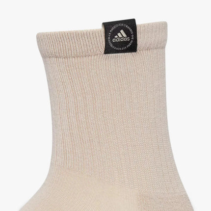 (Men's) Adidas Cushioned Classic High Quarter Socks Wonder Beige / Collegiate Navy (3 Pack) - SOLE SERIOUSS (4)