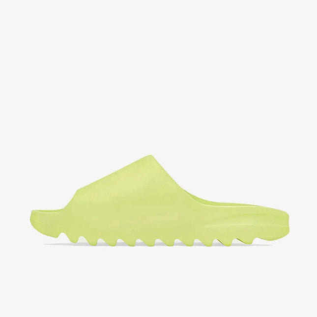 (Men's) Adidas Uomo Yeezy Slide 'Glow Green 1.0' (2021) GX6138 - Atelier-lumieres Cheap Sneakers Sales Online (1)