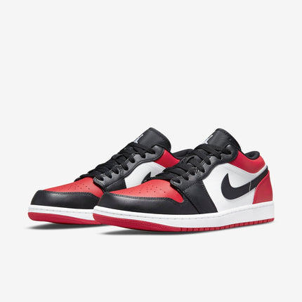 (Men's) Air Jordan 1 Low 'Bred Toe' (2021) 553558-612 - SOLE SERIOUSS (3)