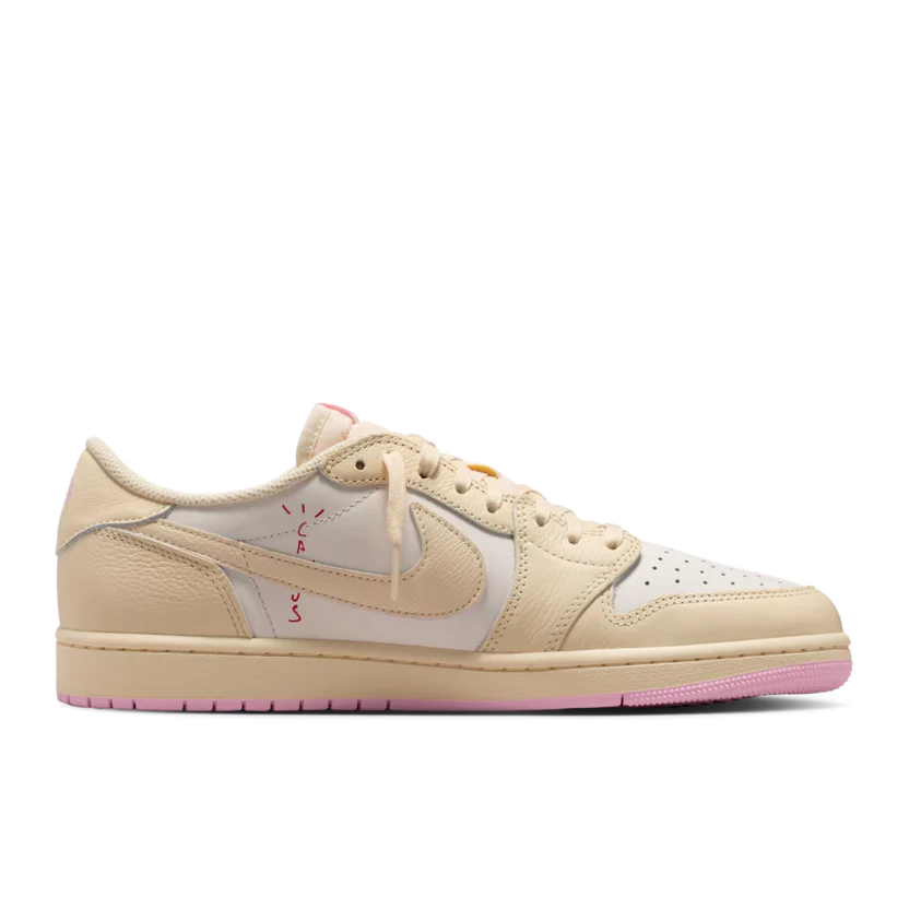 Air Jordan 1 Low OG SP x Travis Scott 'Muslin / Shy Pink' (2026 Air Jordan 1 Low OG SP x Travis Scott 'Muslin / Shy Pink' (2026
