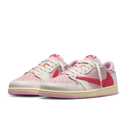 Air Jordan 1 Low OG SP x Travis Scott 'Sail / Tropical Pink' (2026)