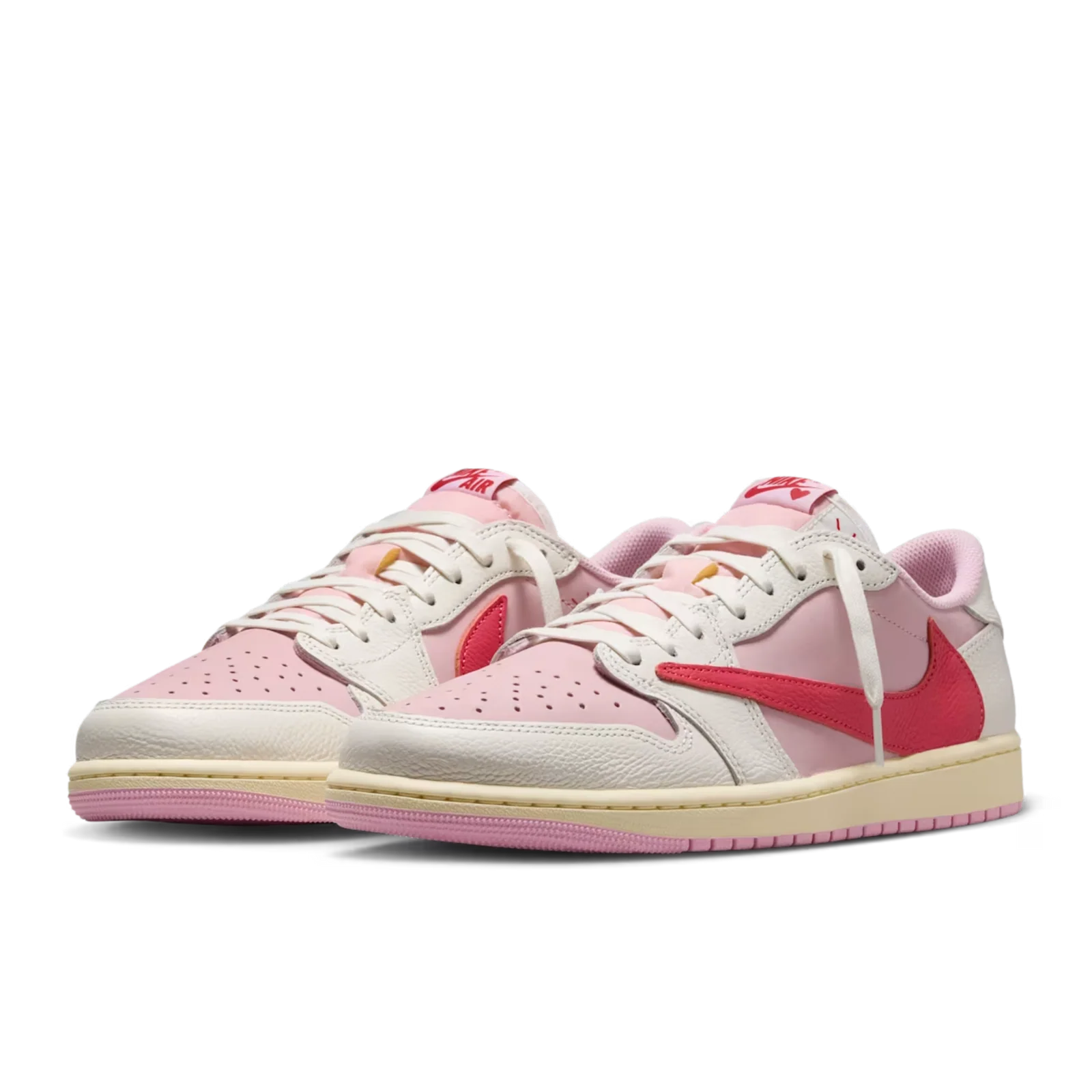 Air Jordan 1 Low OG SP x Travis Scott 'Sail / Tropical Pink' (2026 Air Jordan 1 Low OG SP x Travis Scott 'Sail / Tropical Pink' (2026