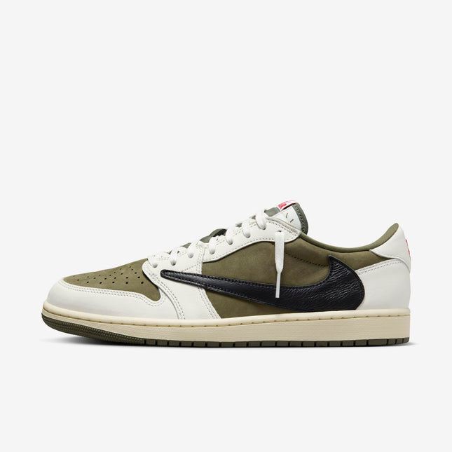 (Men's) Air Jordan 1 Low OG SP x Travis Scott 'Medium Olive' (2024) DM7866-200 - SOLE SERIOUSS (1)