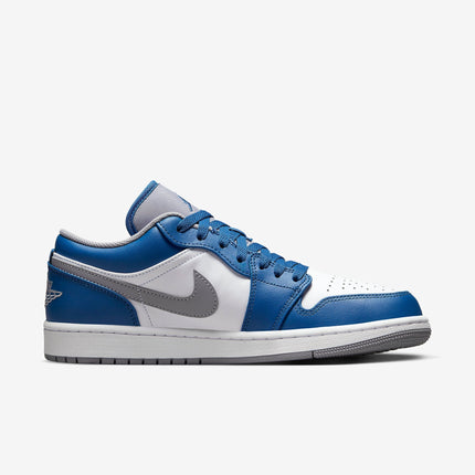 (Men's) Air Jordan 1 Low 'True Blue / Cement Grey' (2023) 553558-412 - SOLE SERIOUSS (2)