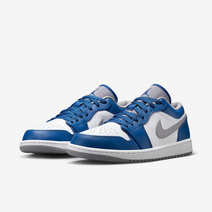 (Men's) Air Jordan 1 Low 'True Blue / Cement Grey' (2023) 553558-412 - SOLE SERIOUSS (3)