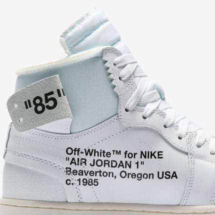 (Men's) Air Jordan 1 Retro High OG NRG x Off-White 'White' (2018) AQ0818-100 - SOLE SERIOUSS (6)