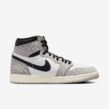 (Men's) Air Jordan 1 Retro High OG 'White Cement / Elephant Print' (2023) DZ5485-052 - SOLE SERIOUSS (2)