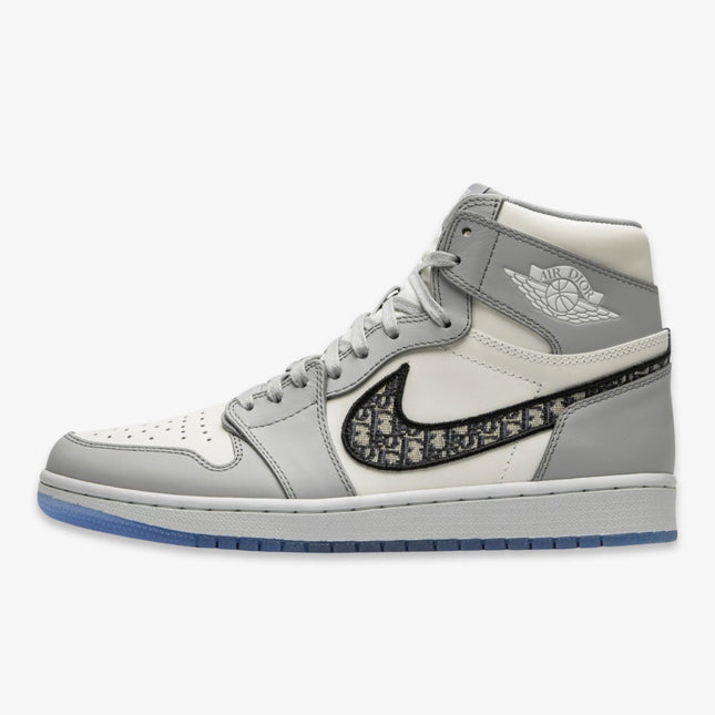 (Men's) Air Jordan 1 Retro High x Dior 'Wolf Grey' (2020) CN8607-002 - SOLE SERIOUSS (1)