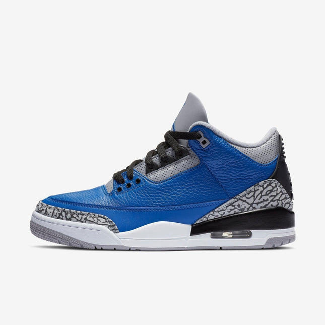 (Men's) Air Jordan 3 Retro 'Varsity Royal Cement' (2020) CT8532-400 - SOLE SERIOUSS (1)