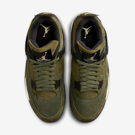 (Men's) Air Jordan 4 Retro SE Craft 'Medium Olive Canvas' (2023) FB9927-200 - SOLE SERIOUSS (4)