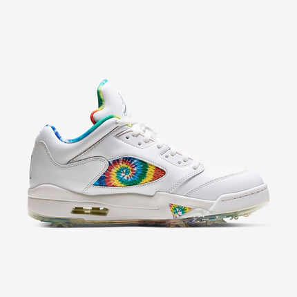 (Men's) Air Jordan 5 Low Golf P 'Tie-Dye Peace Love and Golf' (2020) CW4205-100 - SOLE SERIOUSS (2)