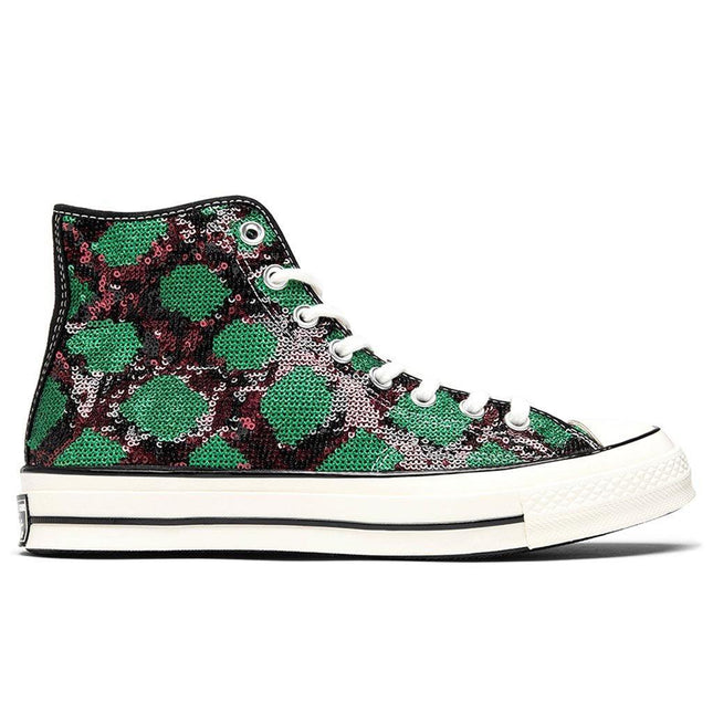 (Men's) Converse Chuck Taylor All-Star 70 High 'Sequin Snakeskin Green' (2019) - Atelier-lumieres Cheap Sneakers Sales Online (1)