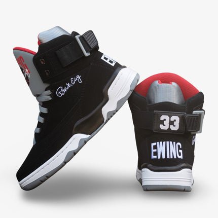 (Men's) Ewing Athletics 33 Hi 'Black Cement' Black / Grey 1BM90165-005 - SOLE SERIOUSS (2)