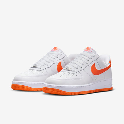 (Men's) Nike Air Force 1 '07 'White / Safety Orange' (2024) FJ4146-109 - SOLE SERIOUSS (3)