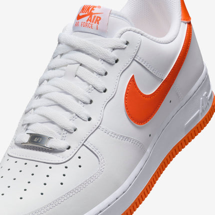 (Men's) Nike Air Force 1 '07 'White / Safety Orange' (2024) FJ4146-109 - SOLE SERIOUSS (6)