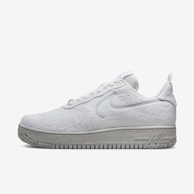 (Men's) Nike Air Force 1 Crater Flyknit Low Next Nature 'Triple White' (2022) DM0590-100 - SOLE SERIOUSS (1)