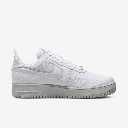 (Men's) Nike Air Force 1 Crater Flyknit Low Next Nature 'Triple White' (2022) DM0590-100 - SOLE SERIOUSS (2)