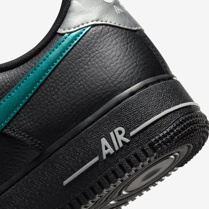 (Men's) Nike Air Force 1 Low '07 'Black / Blue Lightning' (2022) FD0654-001 - SOLE SERIOUSS (7)