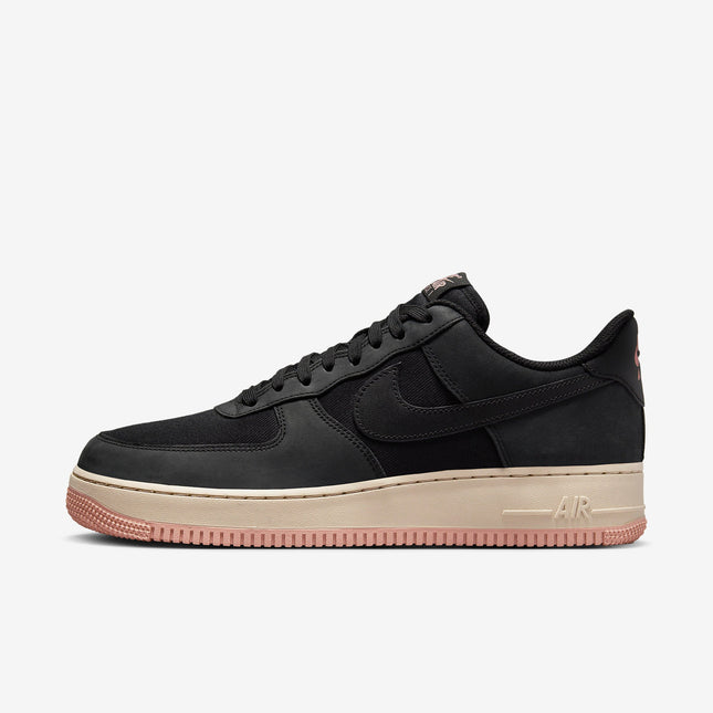 (Men's) Nike Air Force 1 Low '07 LX 'Black / Red Stardust' (2024) FB8876-001 - SOLE SERIOUSS (1)