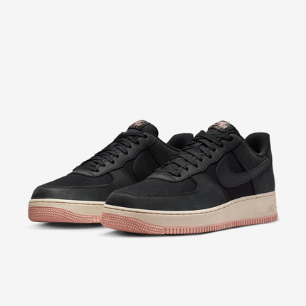 (Men's) Nike Air Force 1 Low '07 LX 'Black / Red Stardust' (2024) FB8876-001 - SOLE SERIOUSS (3)