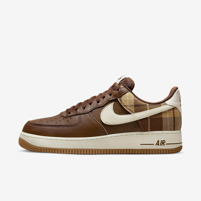 (Men's) Nike Air Force 1 Low '07 LX 'Cacao Plaid' (2023) DV0791-200 - SOLE SERIOUSS (1)